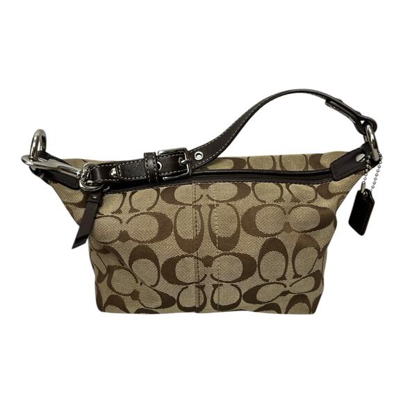 COACH mini wristlet signature C handbag - Picture 1 of 8